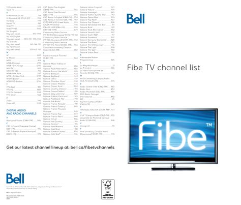 bell aliant fibreop channel guide.